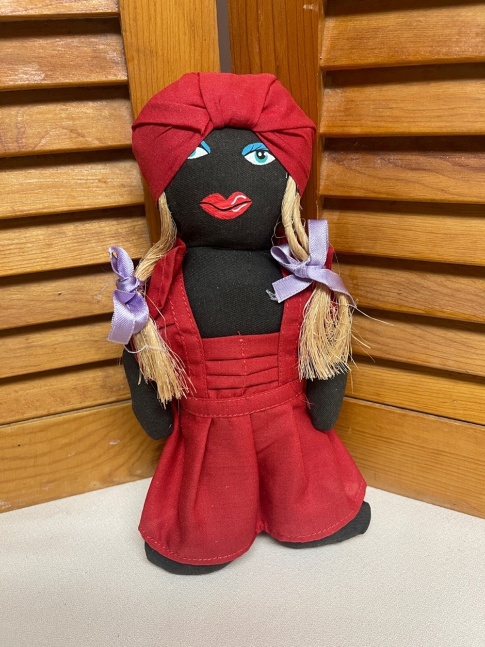 Vintage Handmade Cuban Cloth Doll